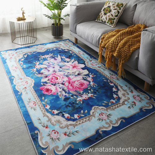 Crystal velvet Chinese simple carpet living room